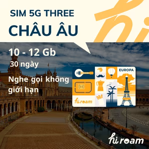 Sim Du Lịch Châu Âu - Nghe gọi miễn phí