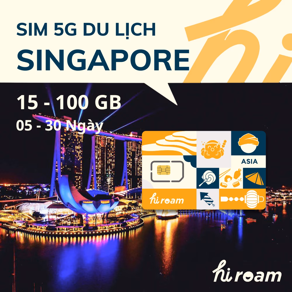 Sim Du Lịch Singapore