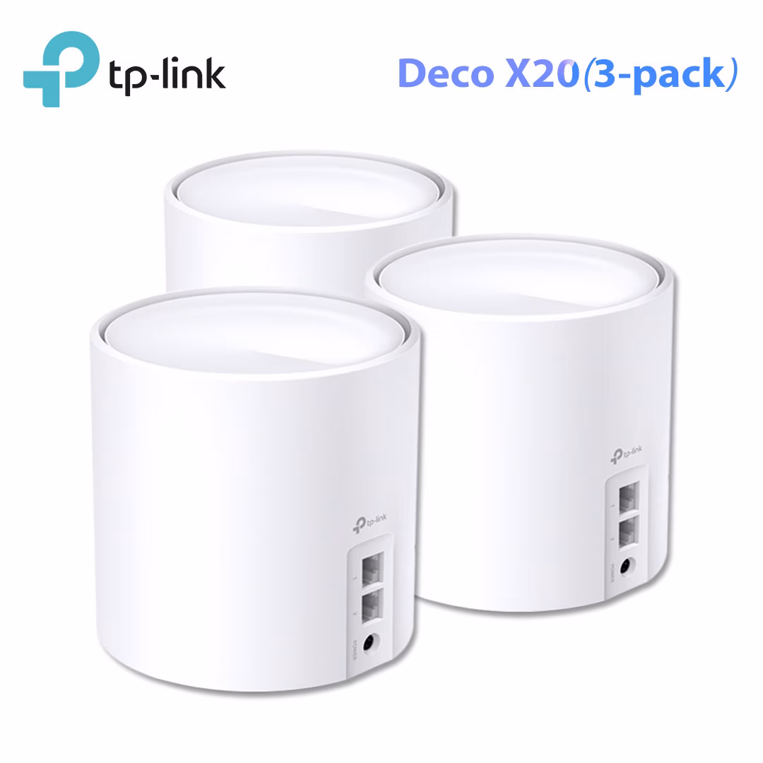 Bộ Phát Wifi Mesh TP-Link Deco X20 (3-pack) Chuẩn Wifi 6 AX 1800Mbps