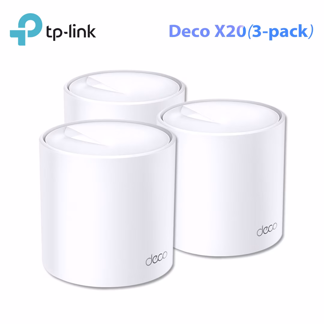 Bộ Phát Wifi Mesh TP-Link Deco X20 (3-pack) Chuẩn Wifi 6 AX 1800Mbps