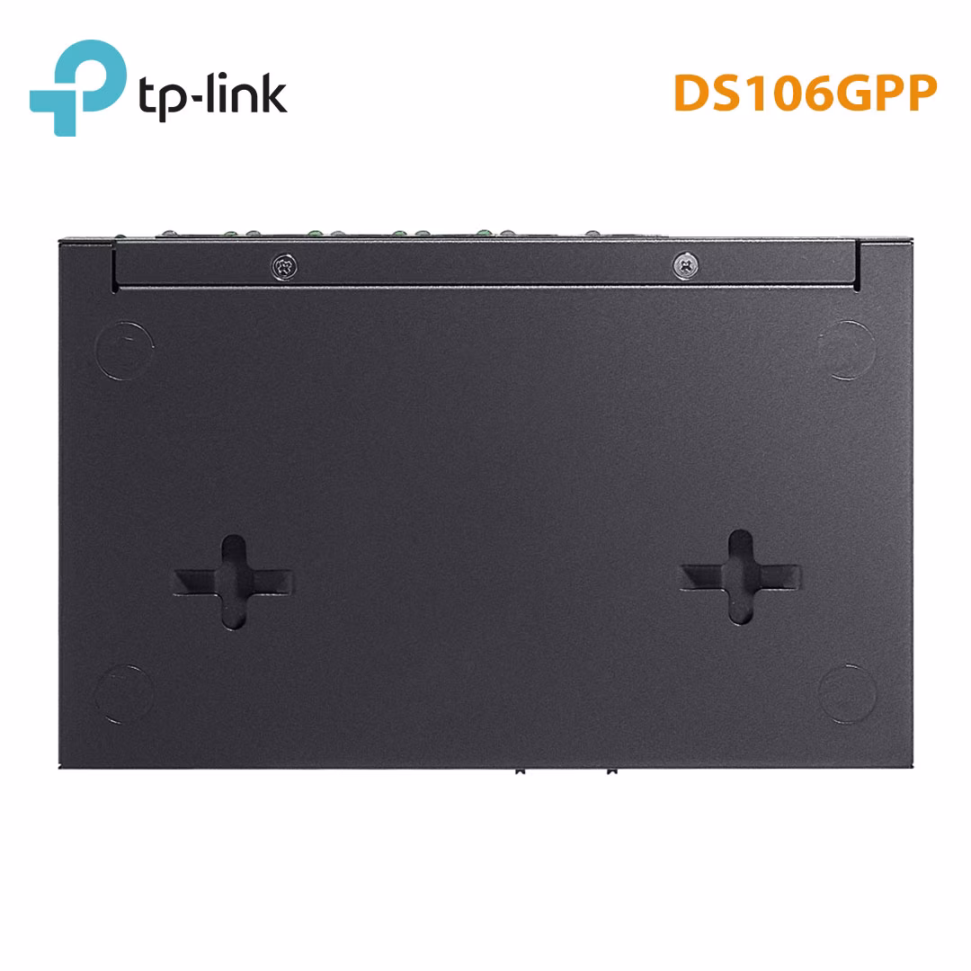 Switch Unmanaged Omada TP-Link DS106GPP | 6 Port RJ45 1G | 64W