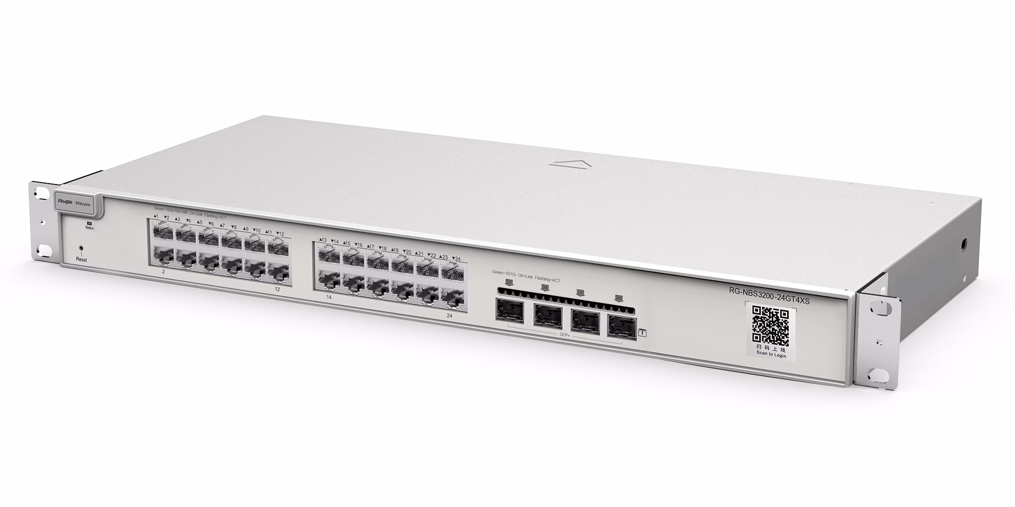 Switch 24 Cổng Gigabit Layer 2 Managed Ruijie RG-NBS3200-24GT4XS với 4 Cổng SFP+