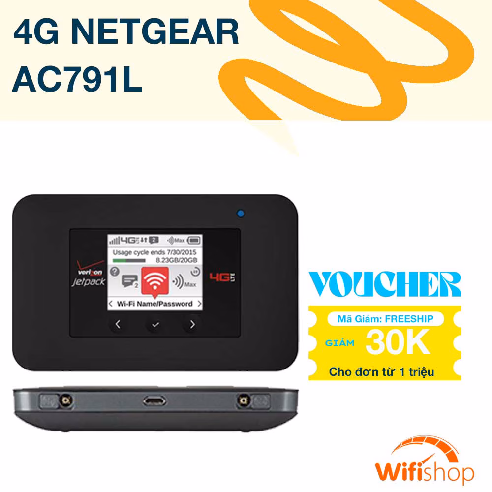 Bộ phát Wifi 4G Netgear AC 791L