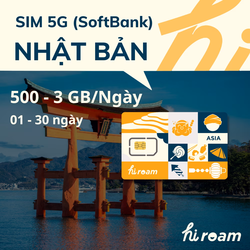 Sim Du Lịch Nhật Bản - SoftBank