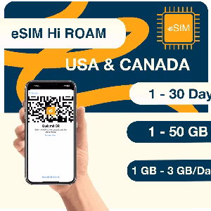 eSIM 4G/5G Mỹ & Canada - Gói theo ngày