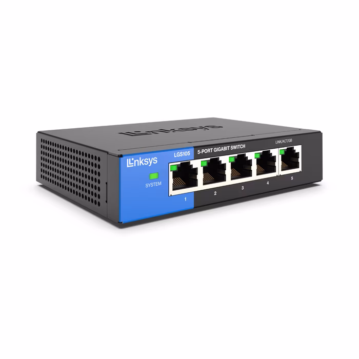 Switch Linksys LGS105 5-Port Vỏ Thép