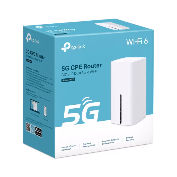 Router 5G TPLink Archer NX200 AX1800 WiFi Gigabit Băng Tần Kép