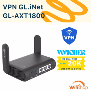Bộ Phát Wifi6 GL.iNet Slate AX (GL-AXT1800) VPN Du Lịch - Đổi IP Chuyên Nghiệp
