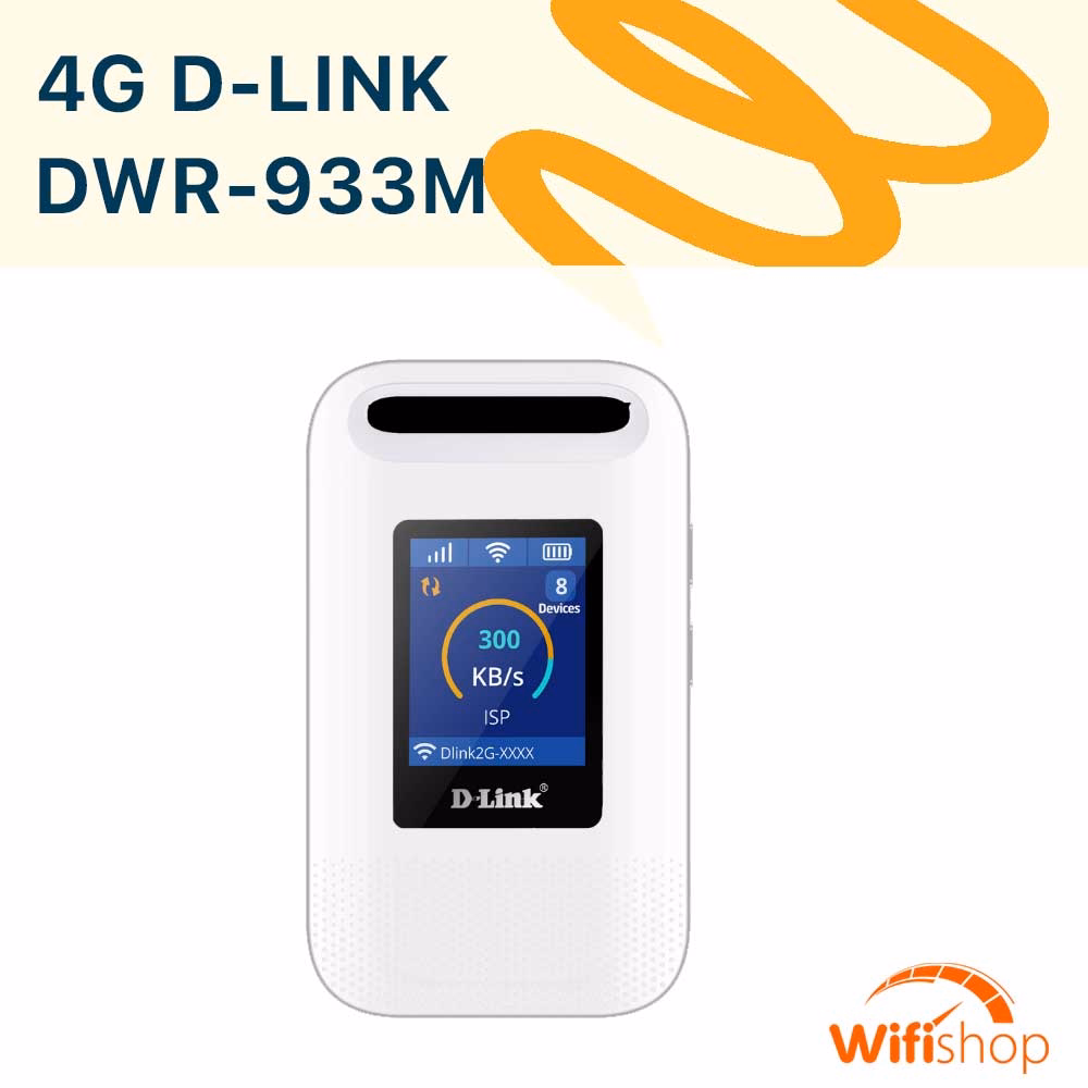 Bộ Phát Wi-Fi 4G+ Di Động D-Link DWR-933M Wifi 6