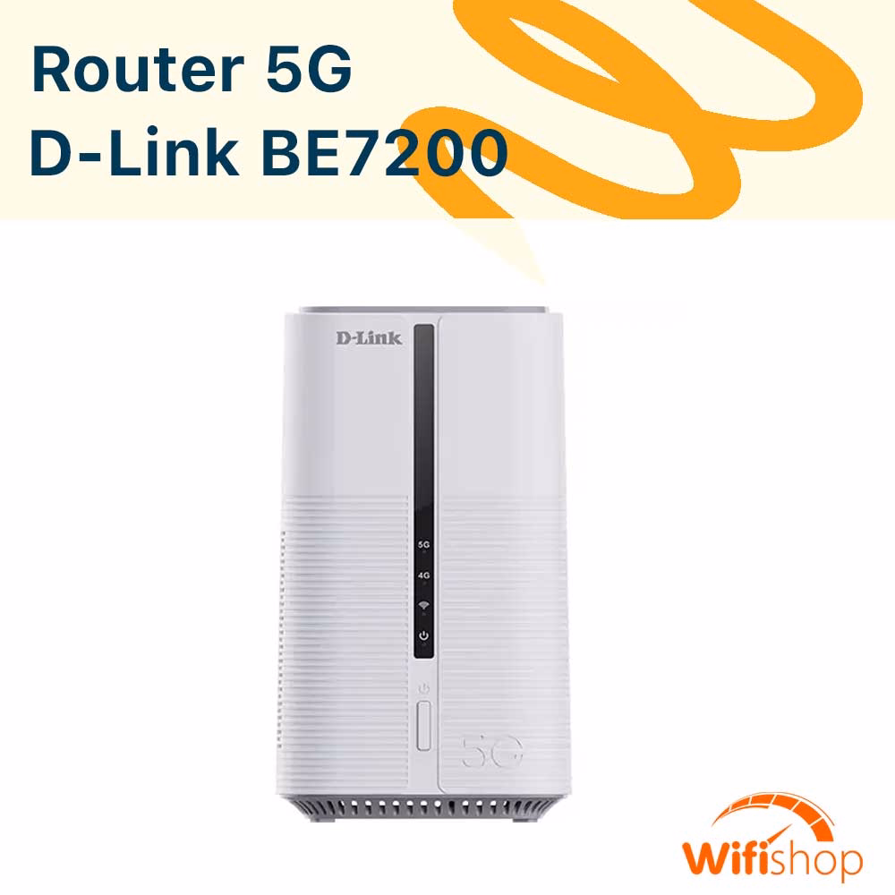 Bộ Phát Wifi Từ Sim 5G D-Link BE7200 Wifi 7 tốc độ 7200 Mbps
