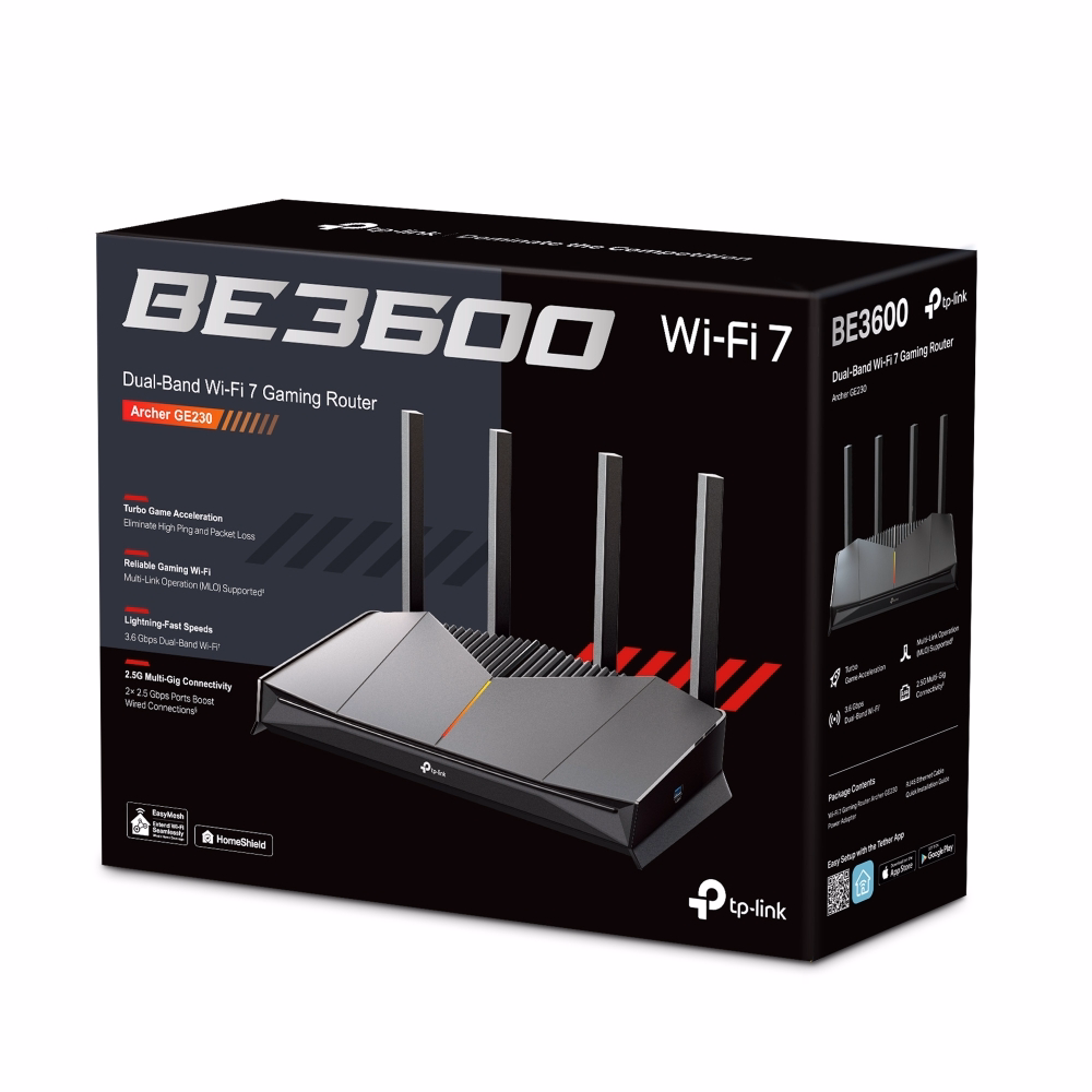 TP-Link Archer GE230 - Bộ Phát WiFi 7 Tốc Độ Cao BE3600