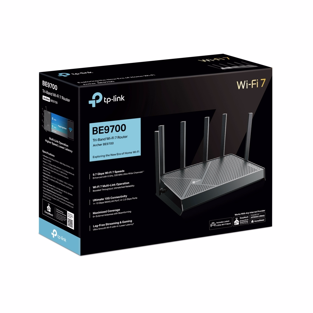 TP-Link Archer BE600 - Bộ Phát WiFi 7 Tốc Độ Cao BE9700