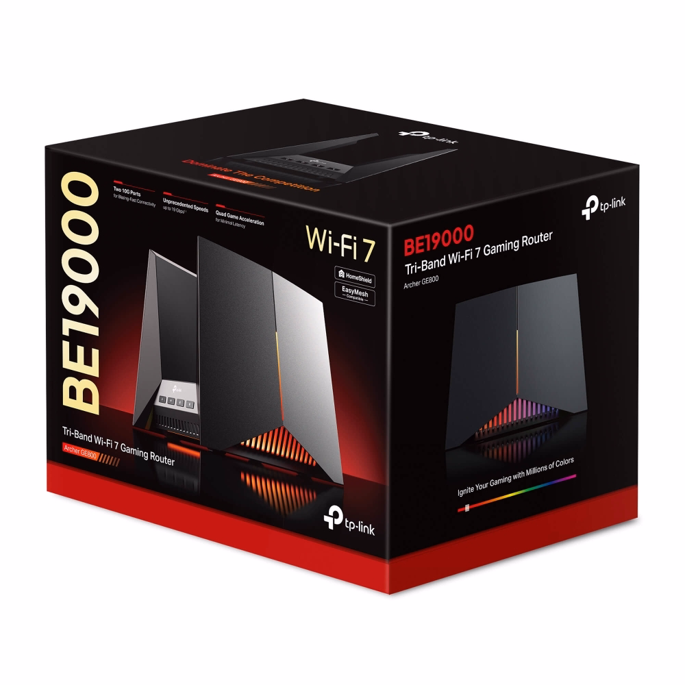 TP-Link Archer GE800 - Bộ Phát WiFi 7 Tốc Độ Cao BE19000