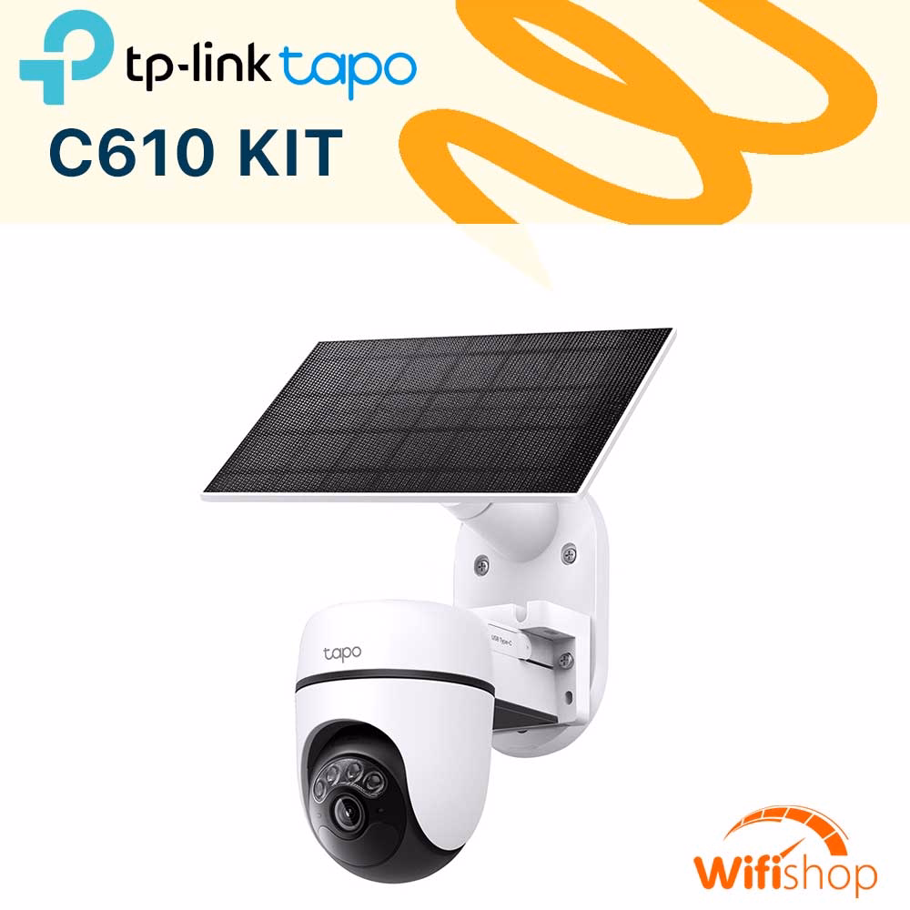 Camera Năng Lượng Mặt Trời TP-Link Tapo Tapo C610 KIT (3MP) 2K (2304×1296)