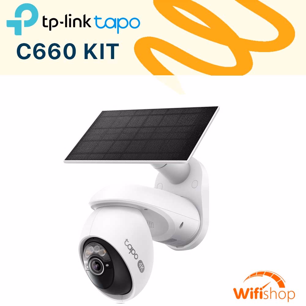 Camera Năng Lượng Mặt Trời TP-Link Tapo C660 KIT (8MP) 4K (3840×2160)