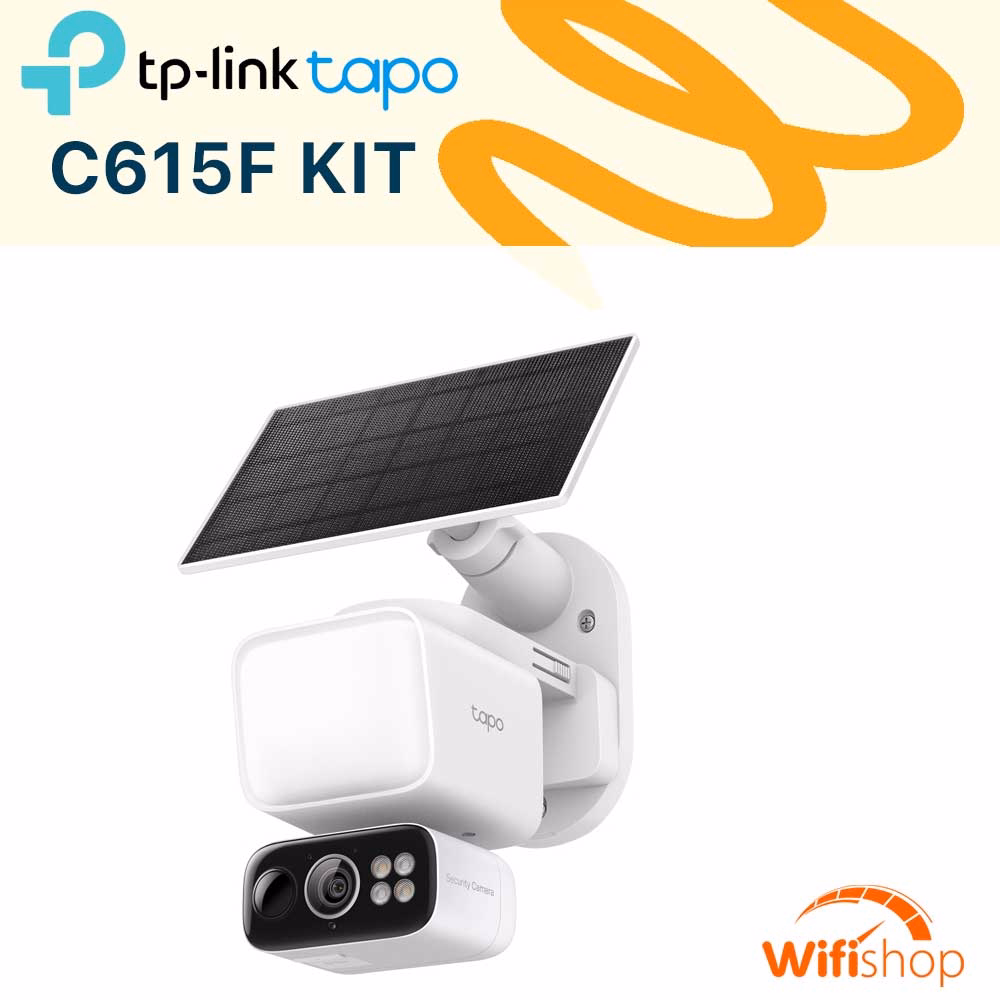 Camera Năng Lượng Mặt Trời TP-Link Tapo C615F KIT (3MP) 2K (2304×1296)