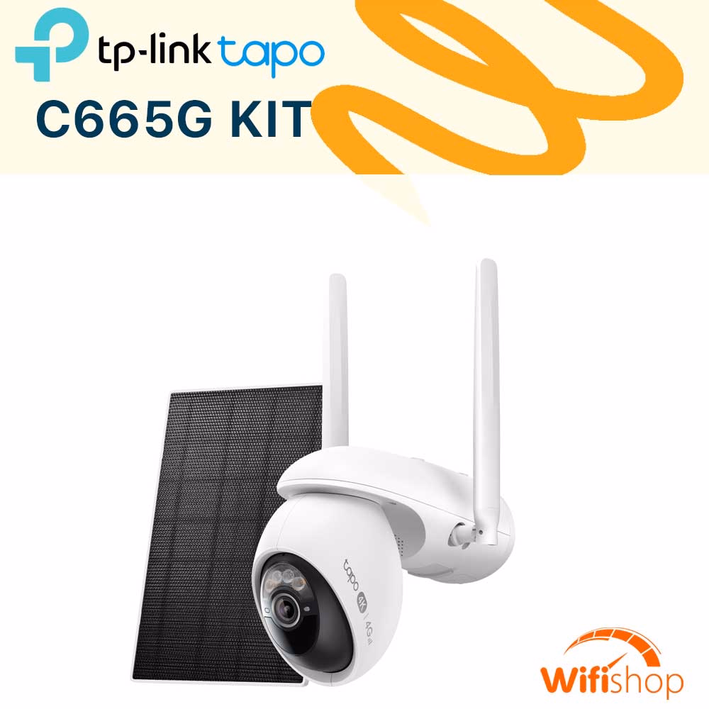 Camera 4G Năng Lượng Mặt Trời TP-Link Tapo C665G KIT (8MP) 4K (3840×2160)
